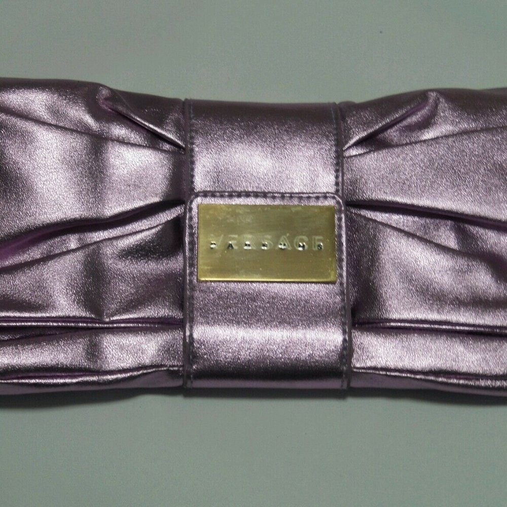 Versace parfums cosmetic  Buckle Tri-fold Bag